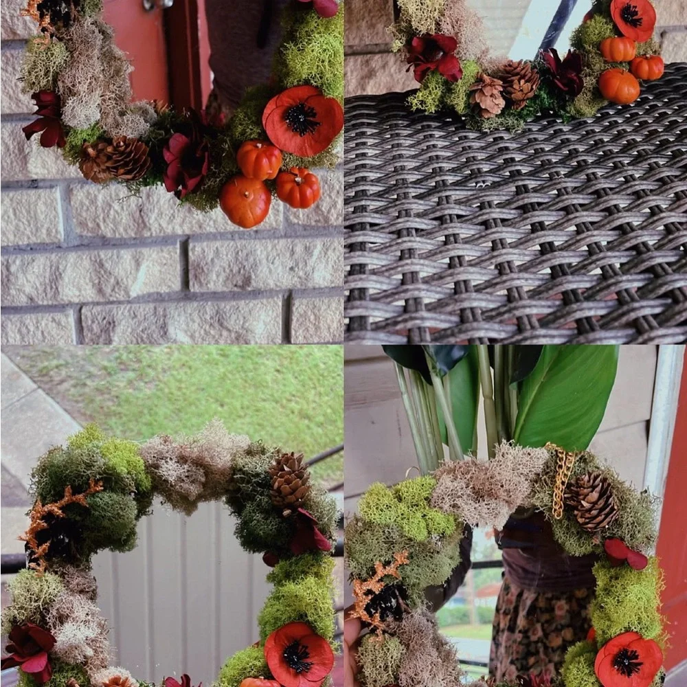 Handmade mirror, fairy, forest, fall, witchy